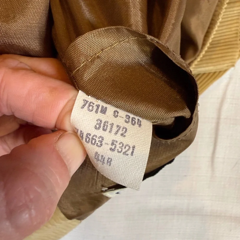 Vintage Levi's for Men Corduroy Blazer Tan‎ Camel Sport Coat Jacket 44 R